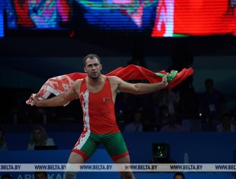 Белорусский борец Кирилл Грищенко завоевал золотую медаль на турнире II Европейских игр