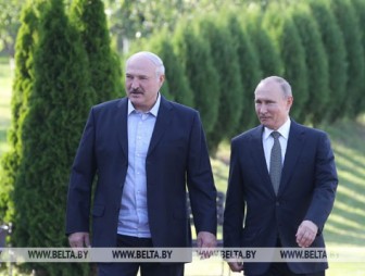 Неформальная встреча Александра Лукашенко с Владимиром Путиным прошла в государственной резиденции 'Заславль'