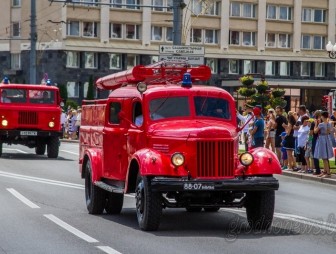 Выставка пожарной техники, кинологи и плац-концерт духового оркестра: как в Гродно отметят День пожарной службы