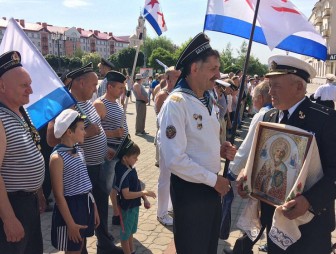 Фотофакт. Парад военных моряков состоялся в Гродно