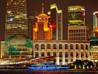 В Шанхае началось строительство оперного театра в форме раскрытого веера