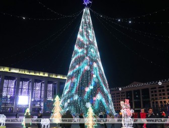 Главная елка Беларуси вошла в топ-5 самых высоких в СНГ