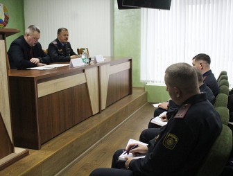 Начальник управления правового обеспечения штаба МВД посетил Мостовский РОВД в рамках Единого дня информирования