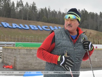 Александр Лукашенко ознакомился с подготовкой 'Раубичей' к чемпионату Европы по биатлону