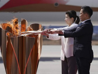 Эстафету олимпийского огня проведут без факела