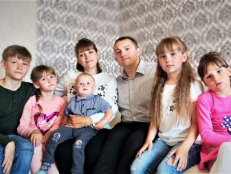 Многодетная семья – в пять раз больше счастья у семьи Лукомских