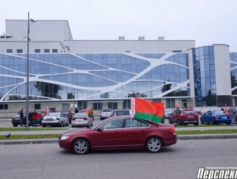 Фотоновость: автопробег 'За Беларусь!' прошел в Гродно и Гродненском районе
