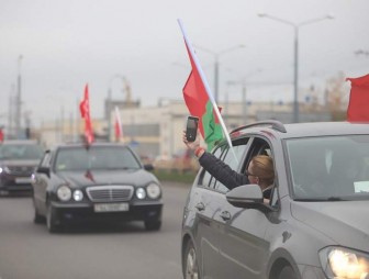 Вдоль западной границы региона. Автопробег «За единую Беларусь!» проходит в Гродненской области