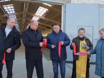 ЗАО «Гудевичи» завершило  возведение  объекта  «Строительство телятника и здания молодняка  на МТК при деревне Толстики»