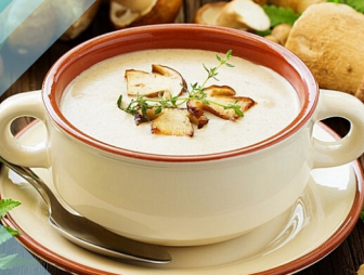 Блюдо дня: грибной крем-суп