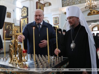 Лукашенко на открытии памятника митрополиту Филарету: он был духовным отцом и совестью нации