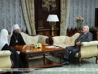 Лукашенко на встрече с Патриархом Кириллом: правда на нашей стороне, мы выдержим любое давление