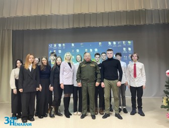 Мостовские школьники узнали, как стать курсантом Военной Академии Республики Беларусь