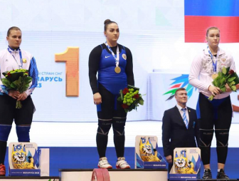 Белорусская тяжелоатлетка Дарья Наумова – серебряный призер II Игр стран СНГ в категории до 81 кг