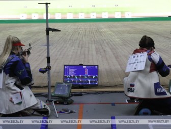Белоруски выиграли командный турнир II Игр стран СНГ в стрельбе из малокалиберной винтовки