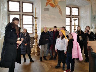Экскурсия в Старый замок в Гродно песковских школьников