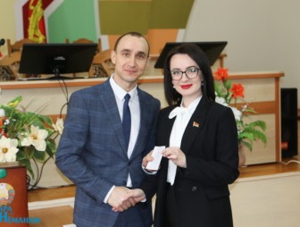 Сегодня в Мостах состоялась первая сессия районного Совета депутатов 29 созыва