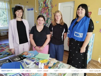 Мостовская районная организация Белорусского союза женщин присоединилась к акции «Соберём портфель вместе»