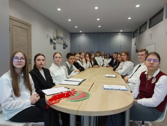 Заседание ученической палаты Молодёжного парламента при Мостовском районном Совете депутатов