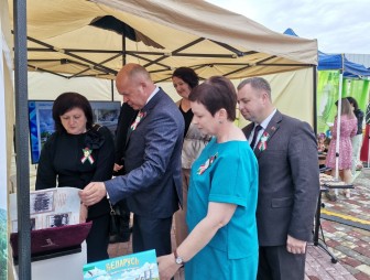 В День Независимости в Мостах работали интерактивные площадки, которые рассказывали о достижениях Мостовщины