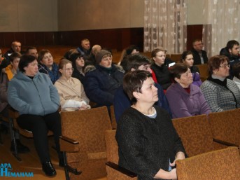 Председатель райисполкома Андрей Санько встретился с коллективом КСУП «Имени Адама Мицкевича»