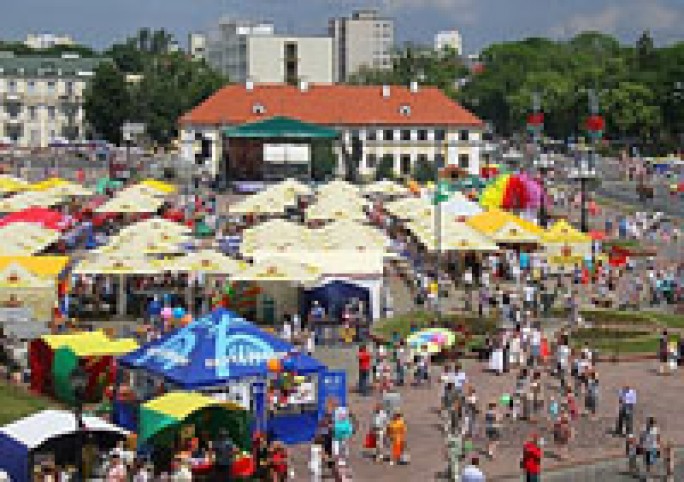 Площадь Ленина в Гродно на день превратится в кафе под открытым небом