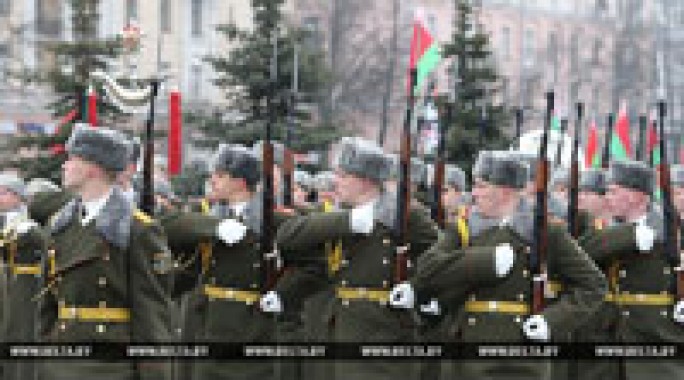 Поздравление Президента Беларуси с Днем защитников Отечества и Вооруженных Сил