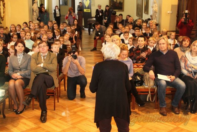 Пісьменнікі сталі настаўнікамі для гродзенскіх школьнікаў