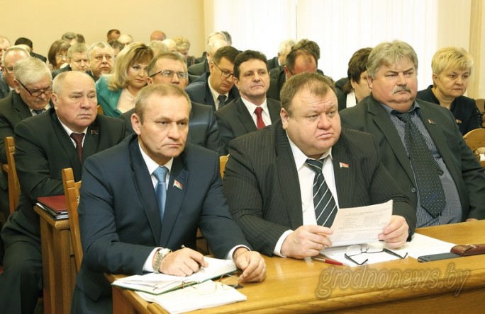 В Гродно прошло заседании 28-ой сессии областного Совета депутатов двадцать седьмого созыва