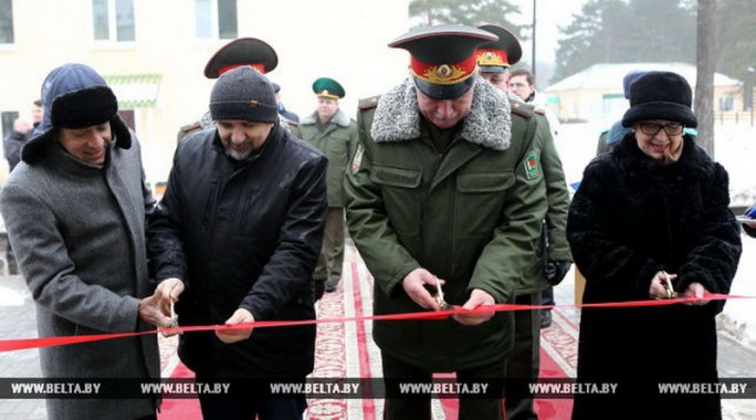 Новое здание учебного центра Института пограничной службы открыто в Сморгонском районе