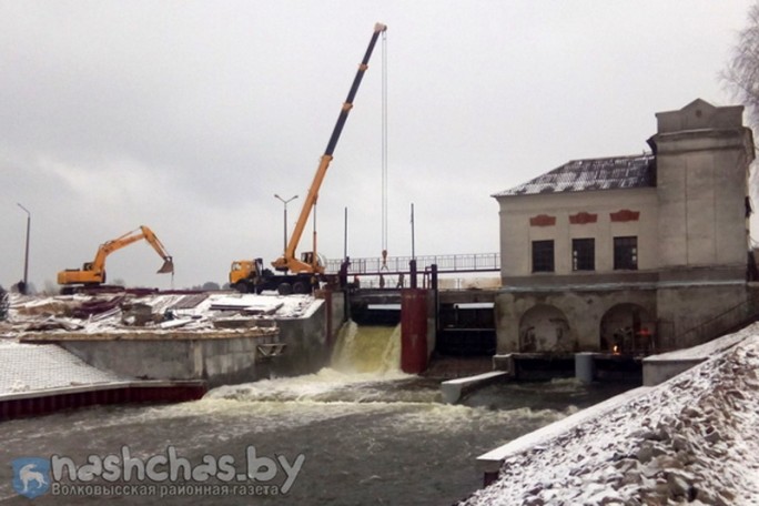 На Волпянской ГЭС завершен первый этап реконструкции гидротехнических сооружений