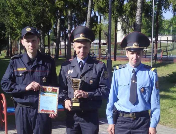 Мостовские милиционеры - чемпионы многоборья