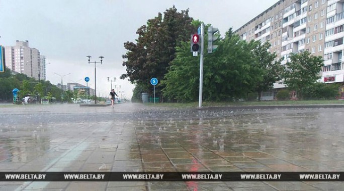 Кратковременные дожди и грозы прогнозируются 12 июня в Беларуси