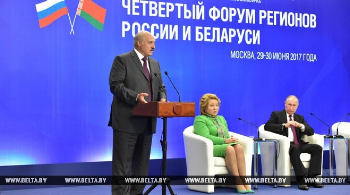 Александр Лукашенко: 'Беларусь и Россия нацелены на укрепление политического и экономического партнерства'