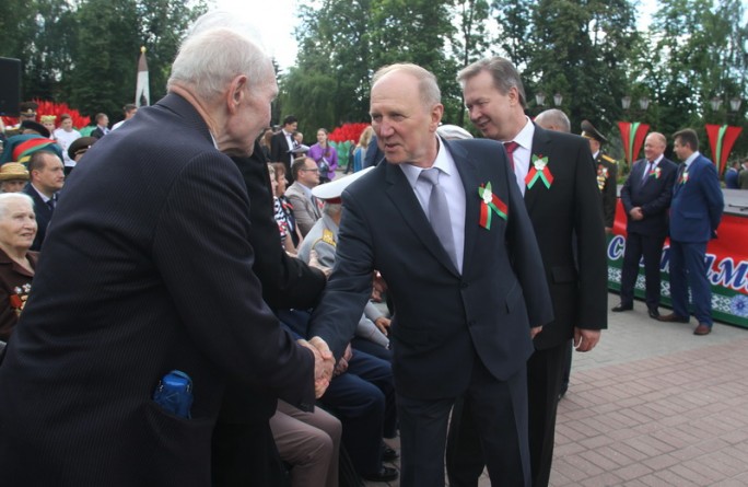 Торжественный митинг ко Дню Независимости прошел в Гродно