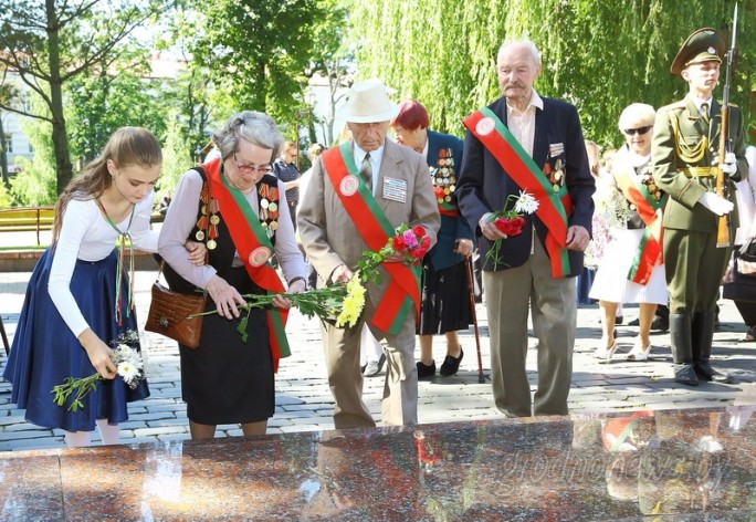 В Гродно отметили 73-ю годовщину освобождения города