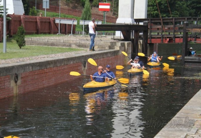 Турыстаў з Польшчы вабяць водныя маршруты на Аўгустоўскім канале