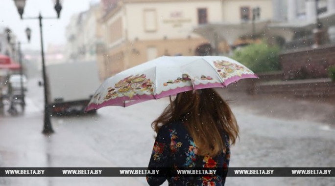 Дождливо будет в выходные дни в Беларуси