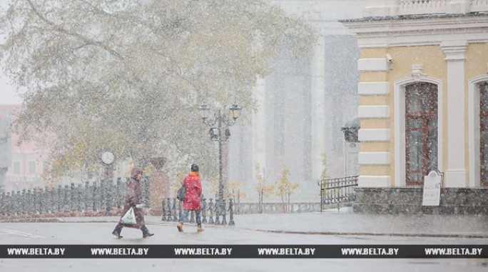 Усиление ветра и дождь со снегом ожидаются в Беларуси 30 октября