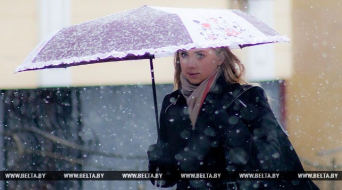 Мокрый снег прогнозируется 4 декабря в Беларуси