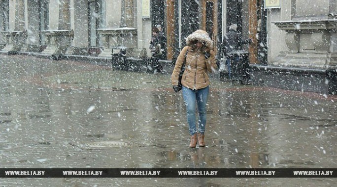 Мокрый снег и дождь ожидаются в Беларуси 9 декабря