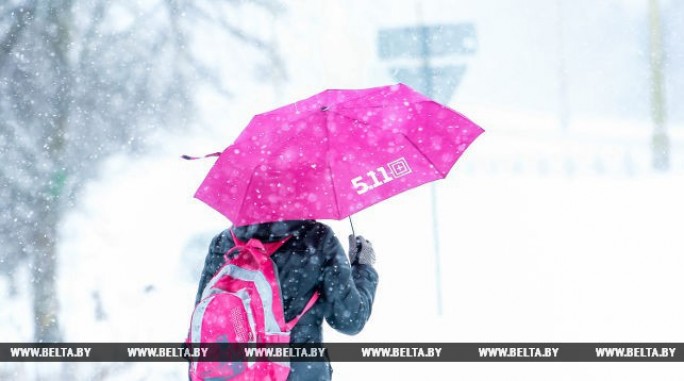 В новогоднюю ночь в Беларуси ожидается дождь с мокрым снегом