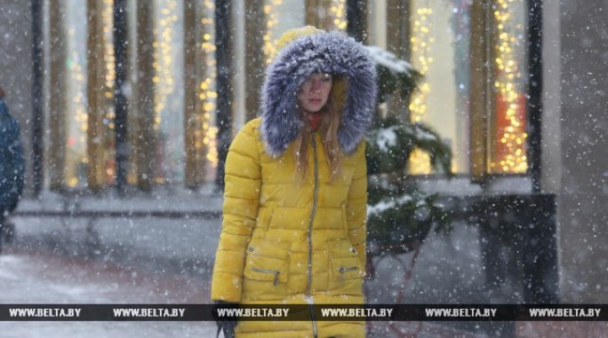 Некомфортная погода со снегом и порывистым ветром ожидается в Беларуси на текущей неделе