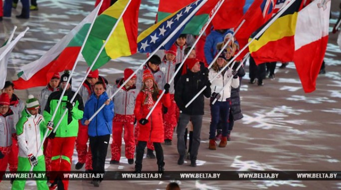 Церемония закрытия зимних Игр в Пхенчхане