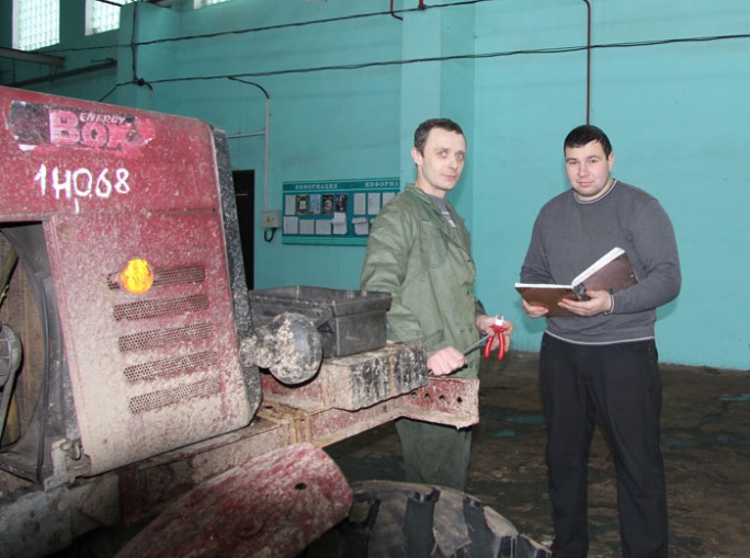 Зимний день в агрогородке Лунно