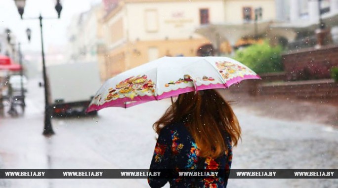 Дожди на большей части территории Беларуси ожидаются 25 июня