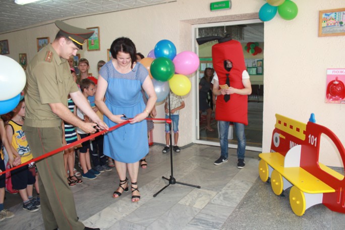 В Мостах открылся мини-центр по безопасности