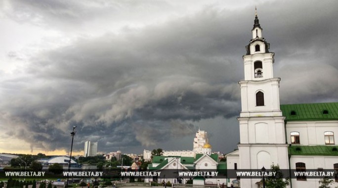 Дожди и грозы сохранятся в отдельных районах Беларуси в начале следующей недели