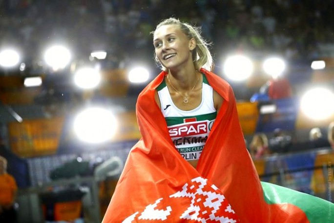 Белоруска Эльвира Герман завоевала золотую медаль в беге на 100 м с барьерами на Чемпионате Европы в Берлине