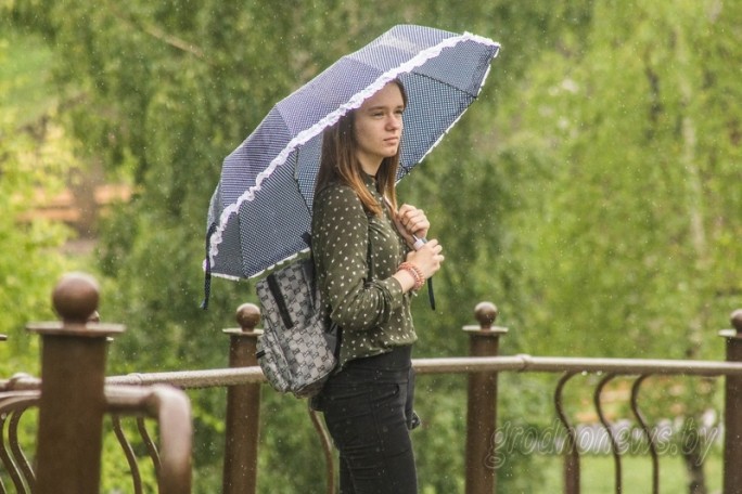 Тепло и дождливо будет в Беларуси в выходные